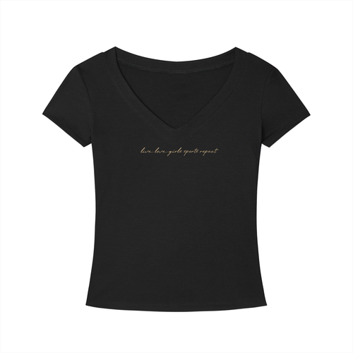 GS Active Live Love Tencel Slim Fit V-Neck T-Shirt