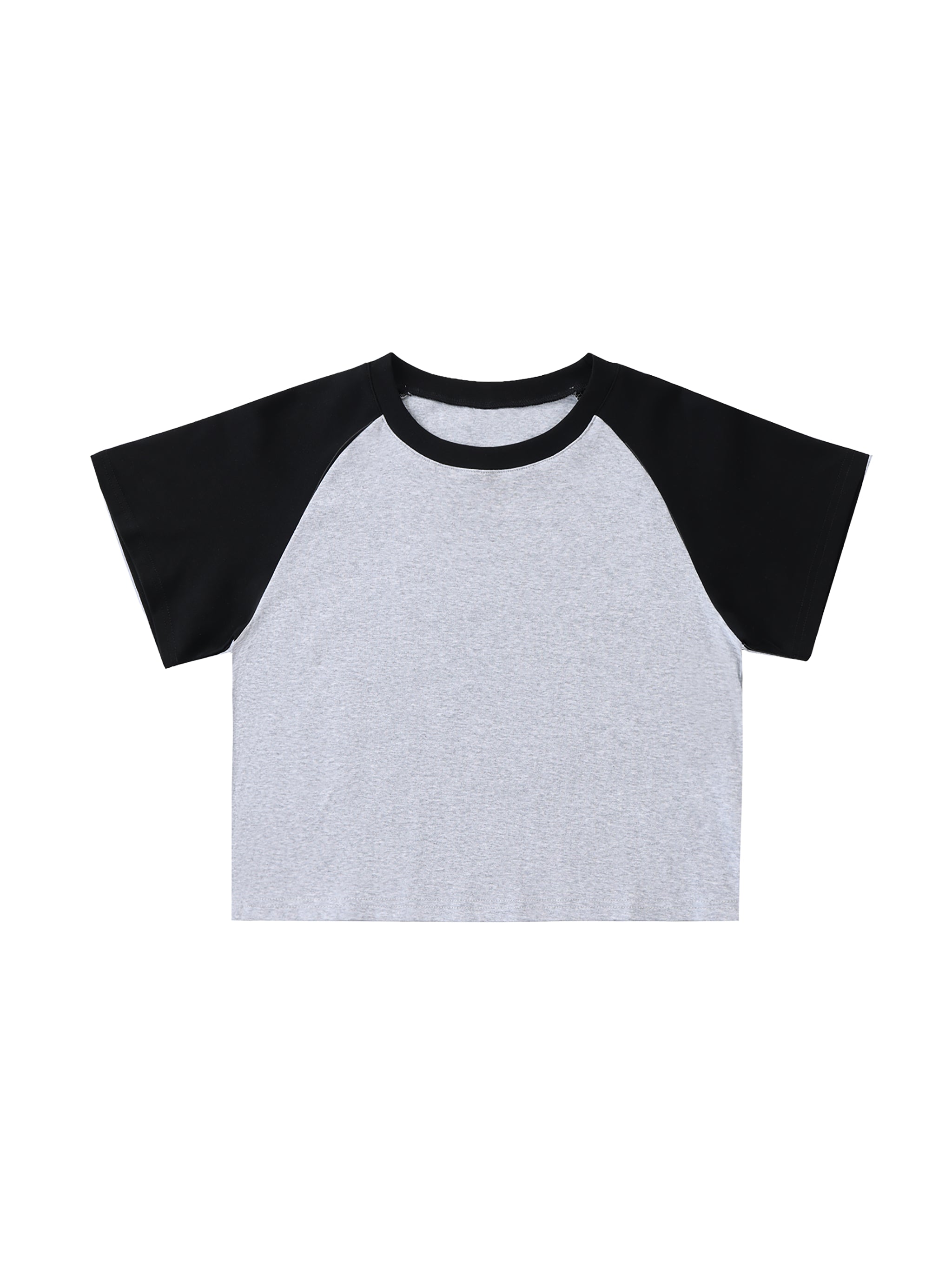 GS Basketball Color-Blocked Raglan Sleeve Crop Top