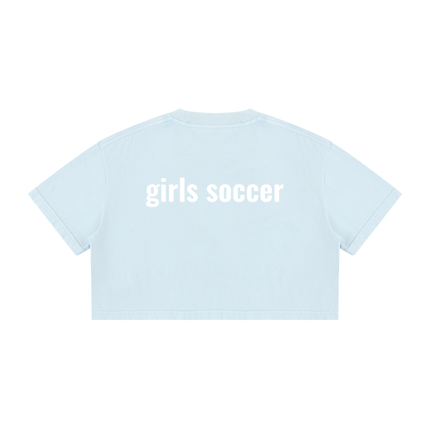 GS Soccer Women's Mineral Wash Cotton Crop T-Shirt