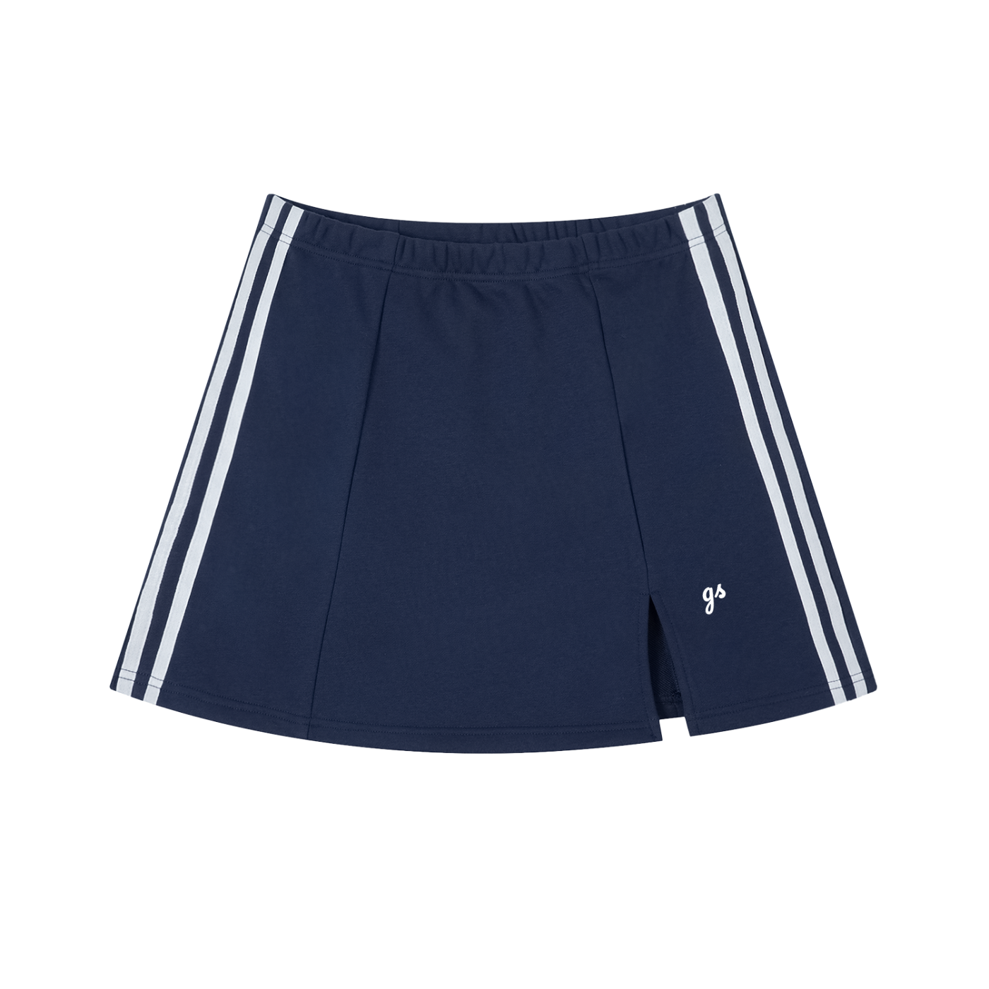 GS Volleyball Contrast Side Stripe Slit Skirt