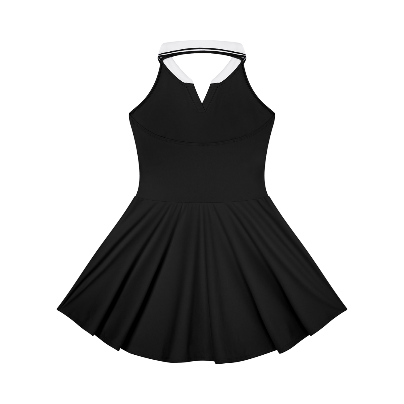 GS Golf Women's Collared Halter A-Line Tennis Dress