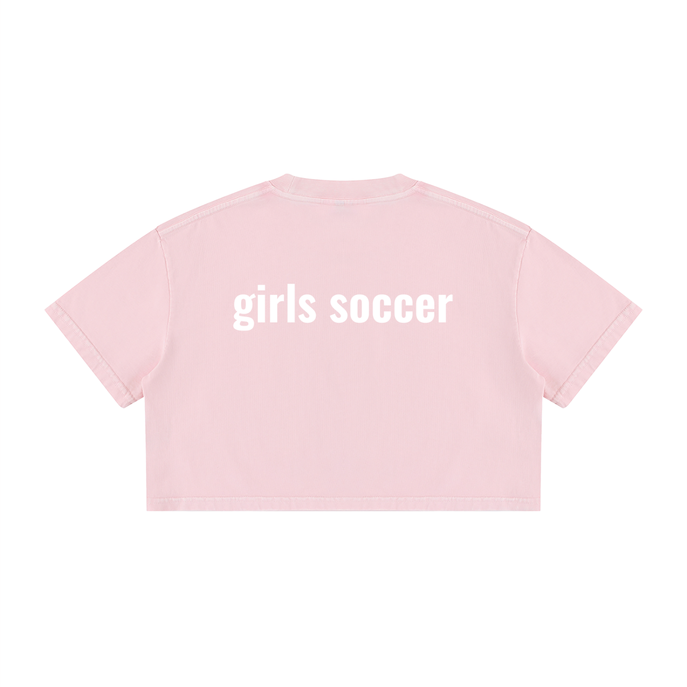 GS Soccer Women's Mineral Wash Cotton Crop T-Shirt