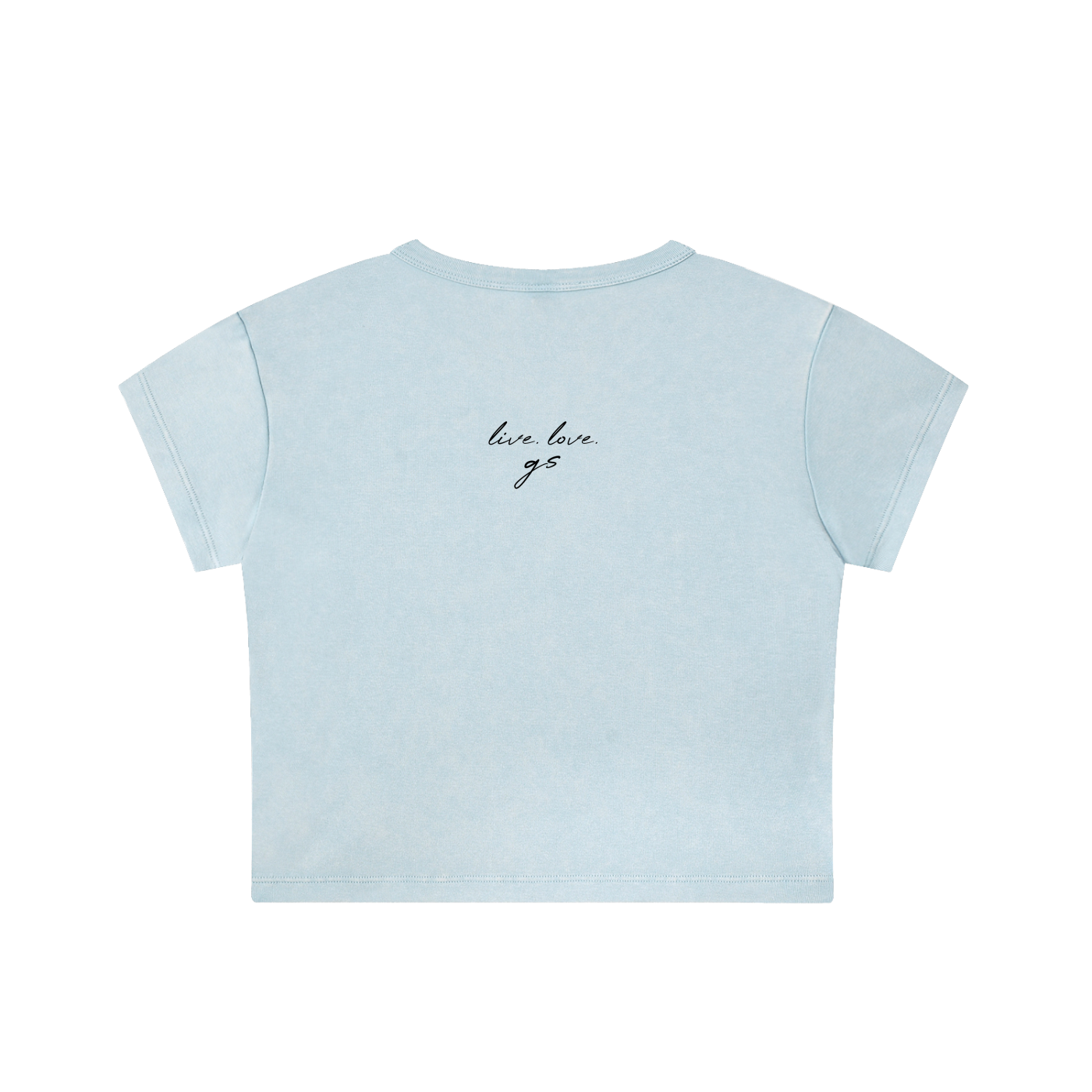 GS Soccer Snow Washed Crop Top