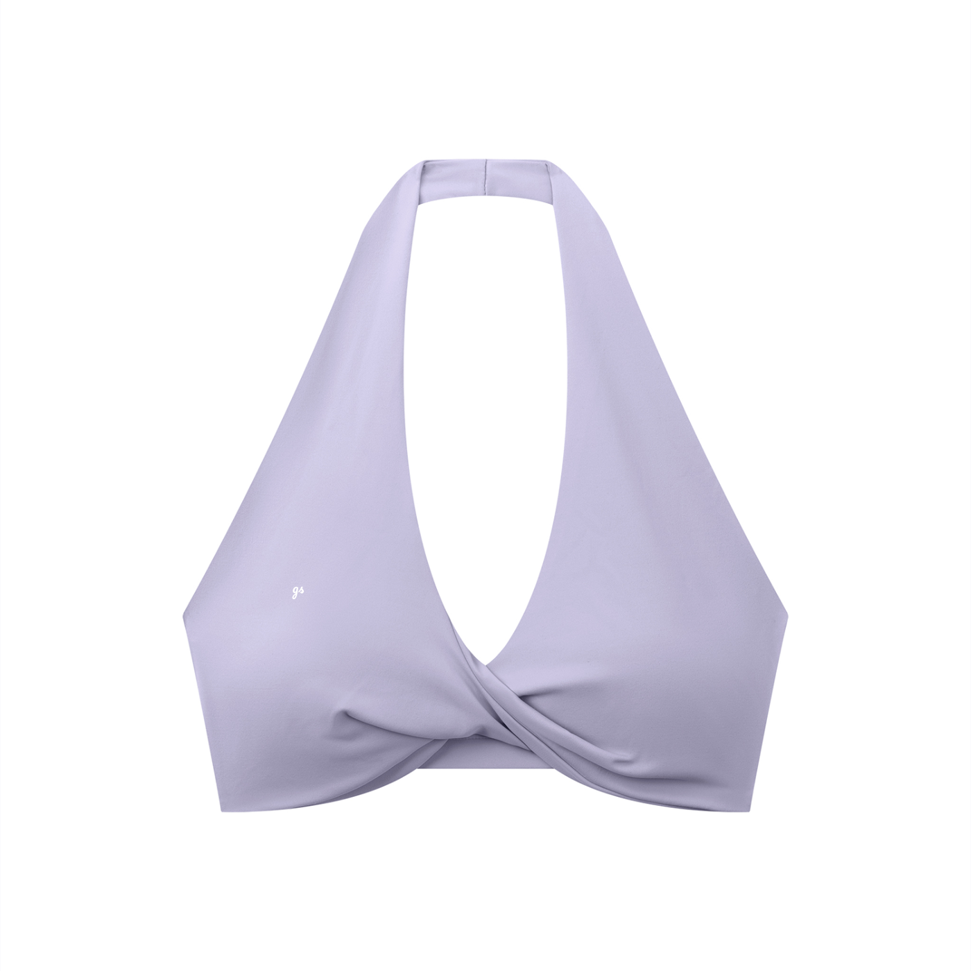 GS Volleyball Women's Pleated Halter Sports Bra