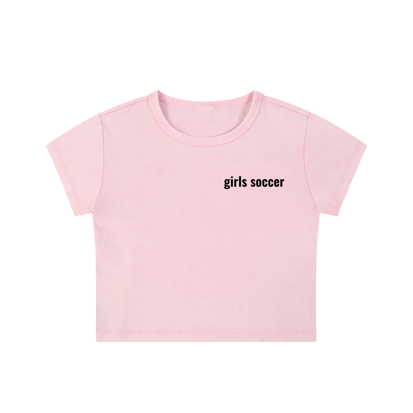 GS Soccer Snow Washed Crop Top
