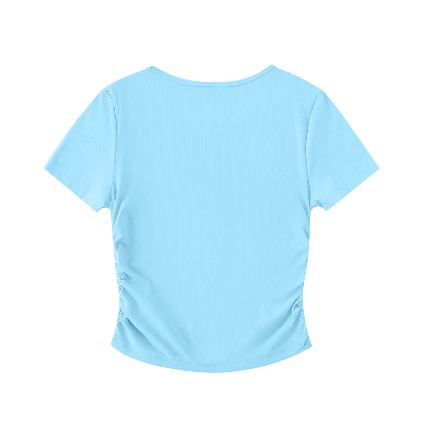 GS Volleyball Ruched Bodycon Crop Top