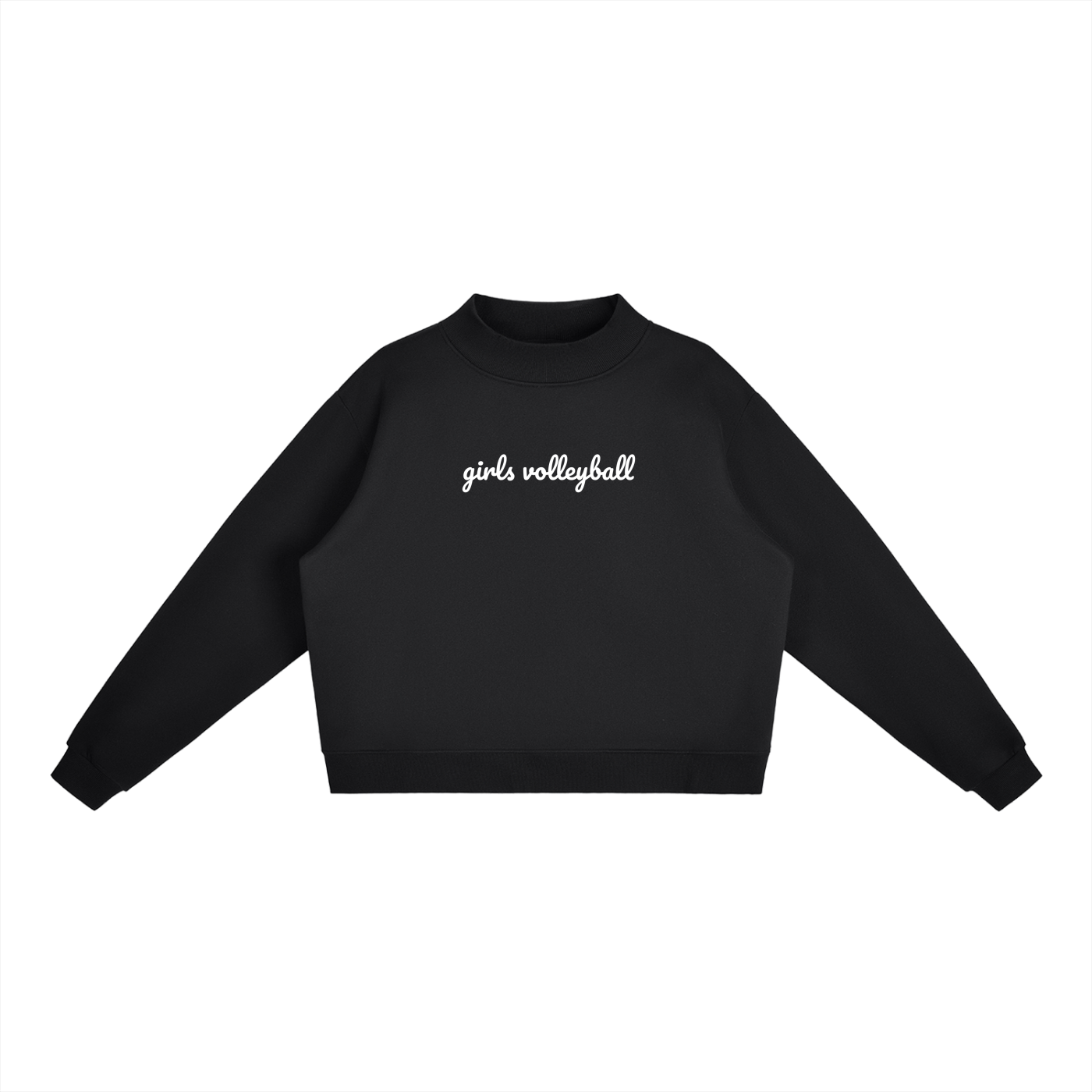 GS Volleyball Essential Fleece Mock-Neck Crew Sweatshirt