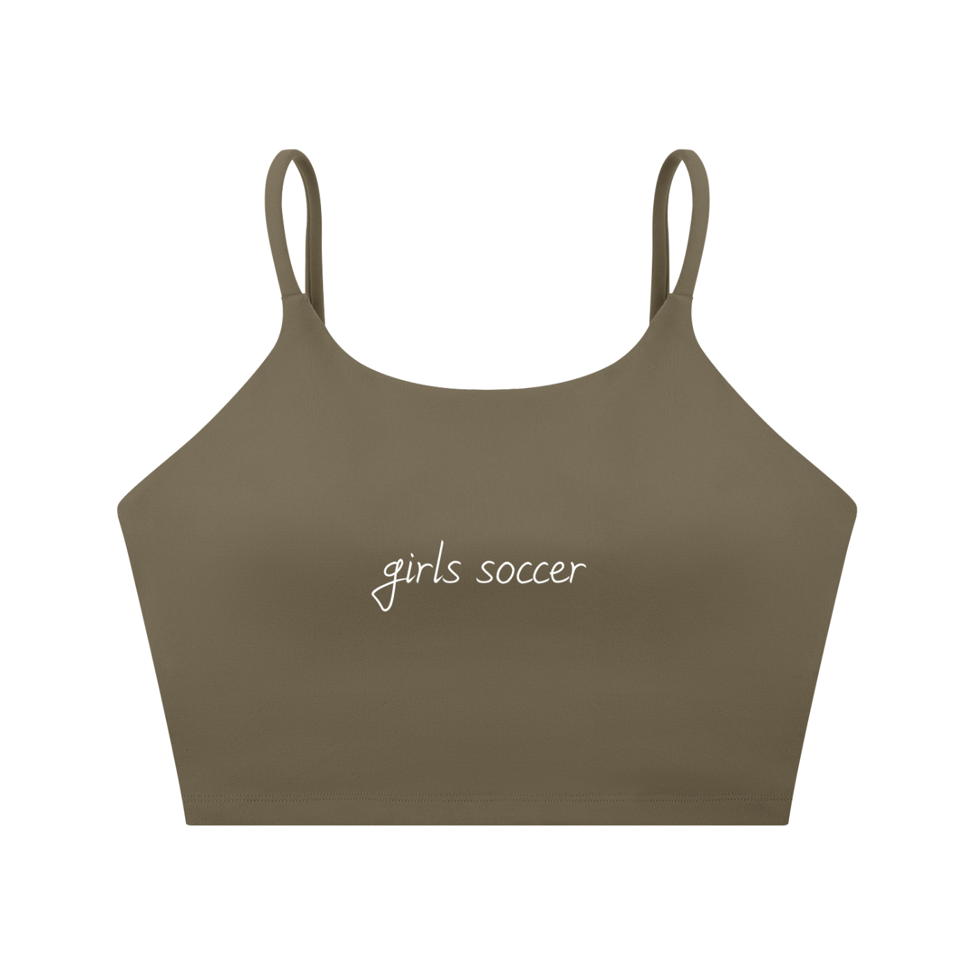 GS Soccer Spaghetti Strap Yoga Sports Bra