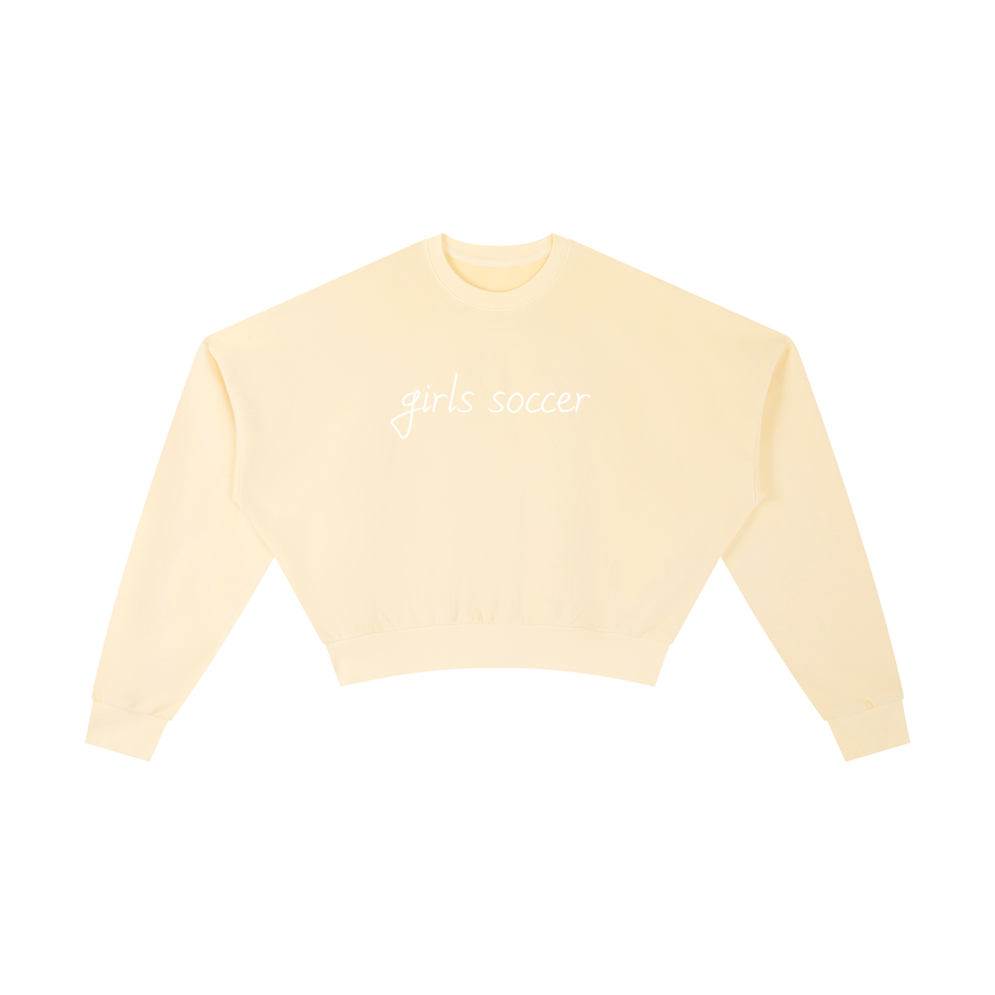 GS Soccer Vintage Washed Cropped Sweatshirt