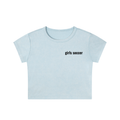 GS Soccer Snow Washed Crop Top