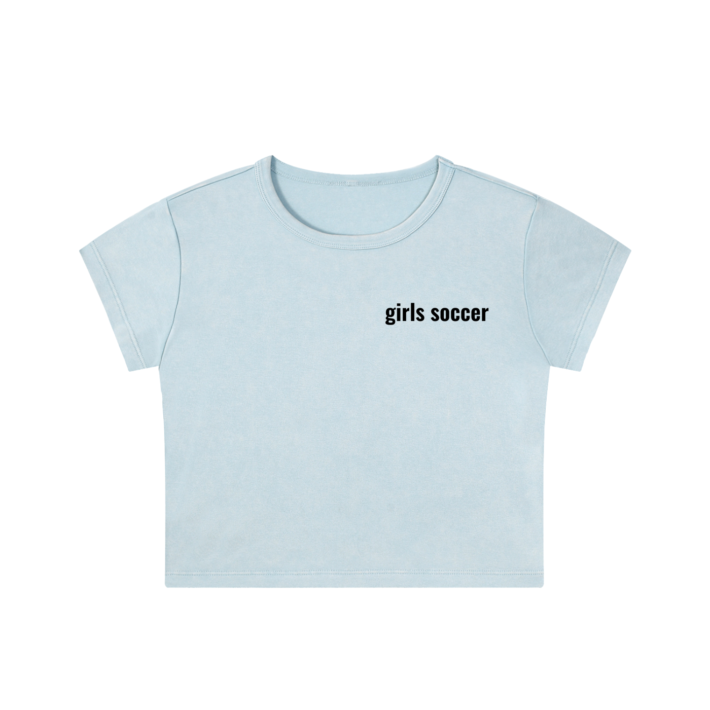 GS Soccer Snow Washed Crop Top