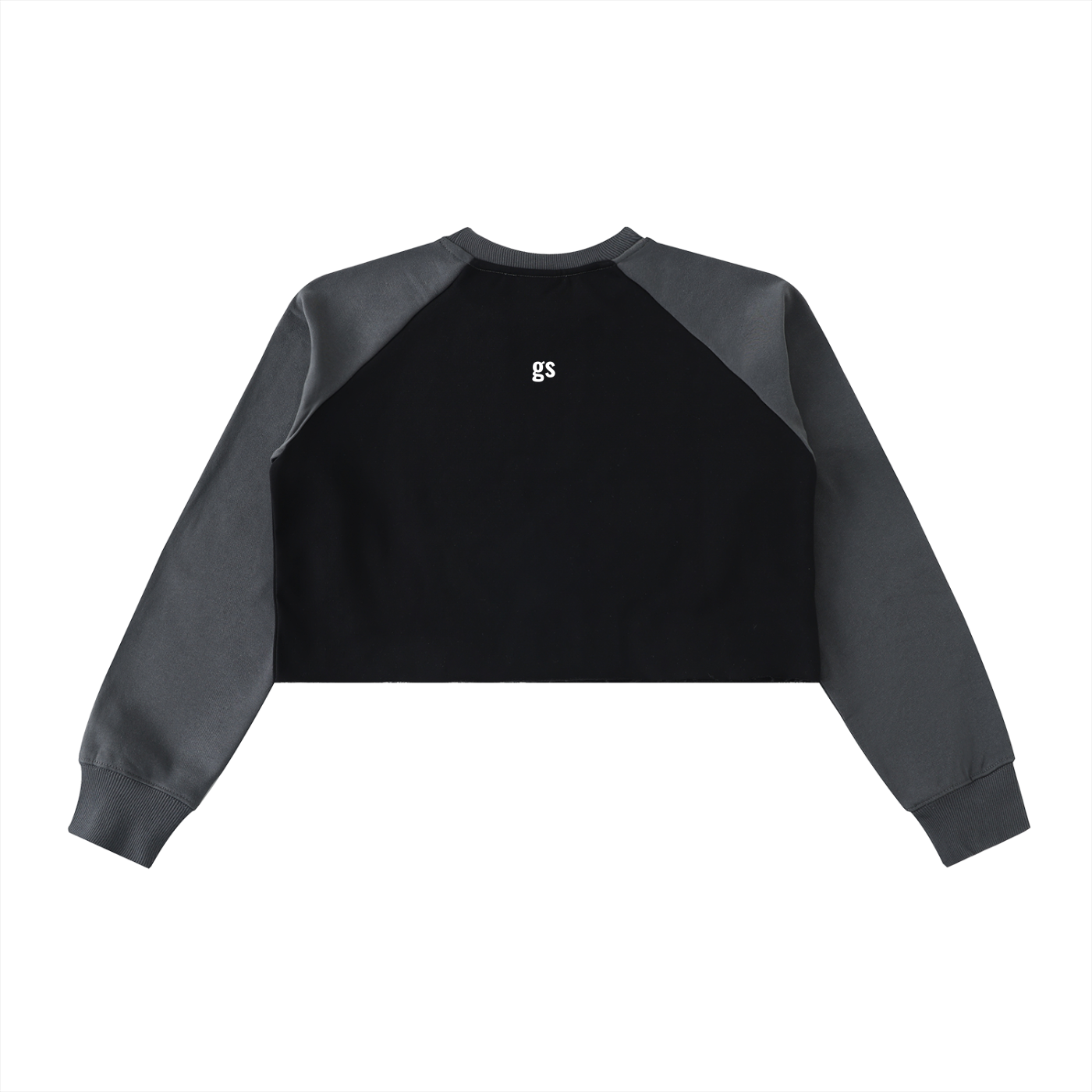 GS Soccer Raw-Hem Color-Block Raglan Crop Sweatshirt