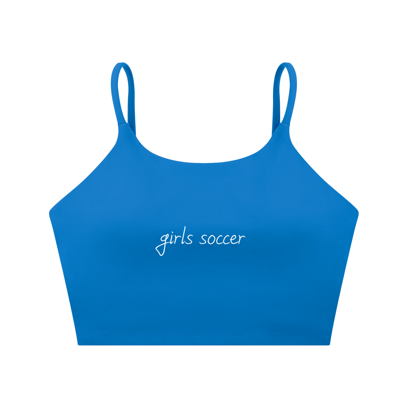 GS Soccer Spaghetti Strap Yoga Sports Bra