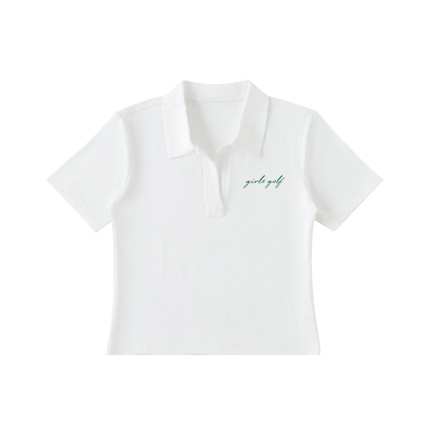 Bodycon Short Sleeve Polo Shirt