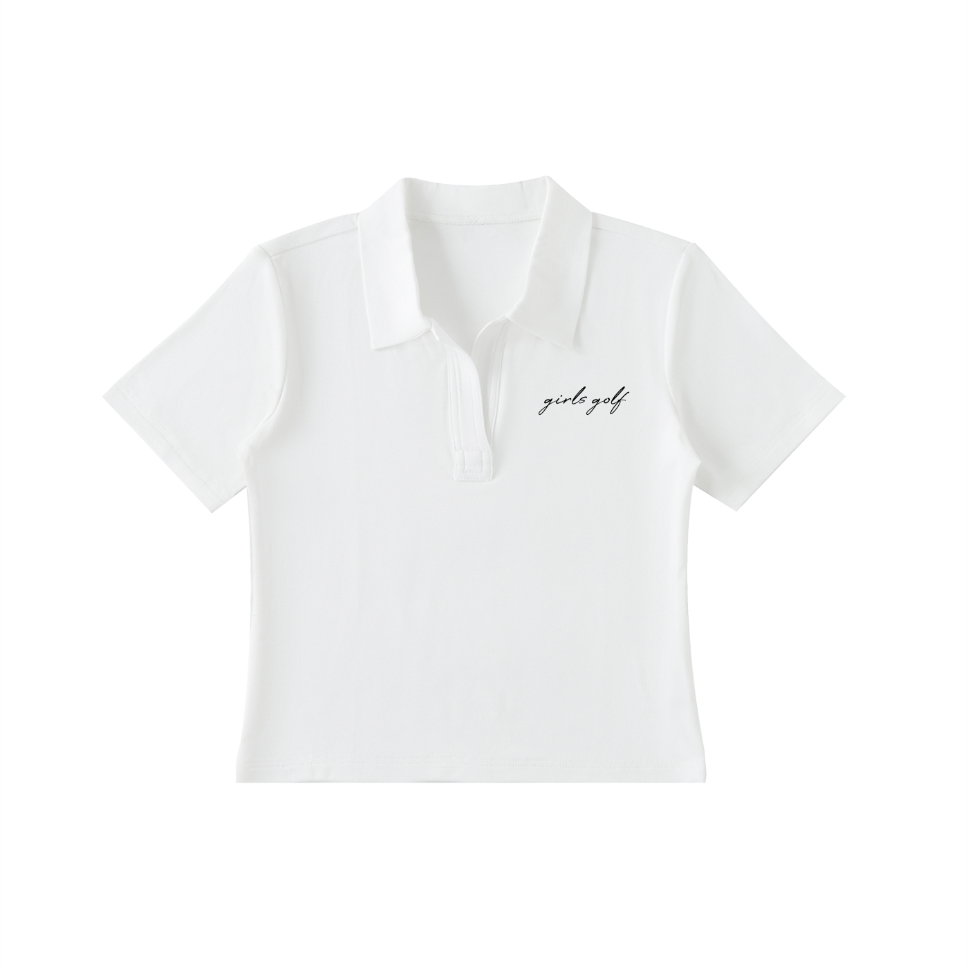 Bodycon Short Sleeve Polo Shirt