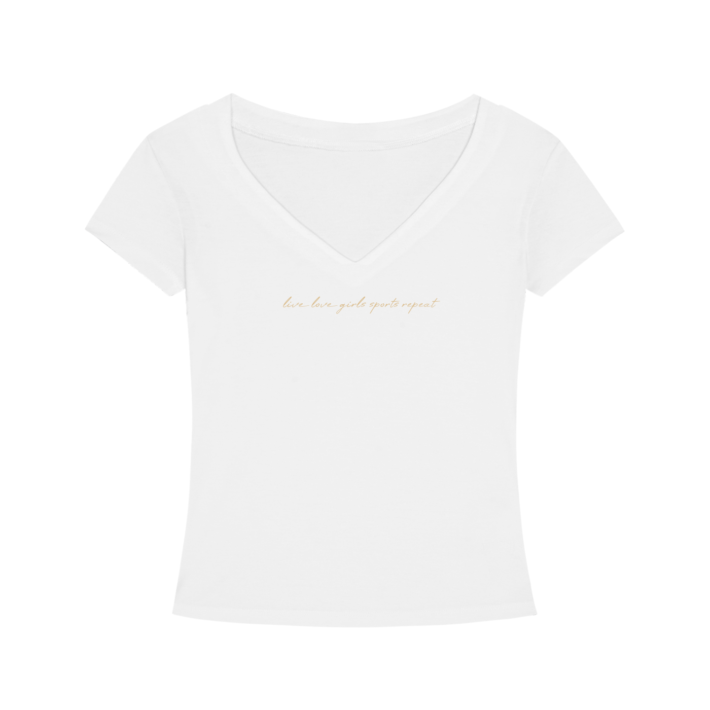 GS Active Live Love Tencel Slim Fit V-Neck T-Shirt