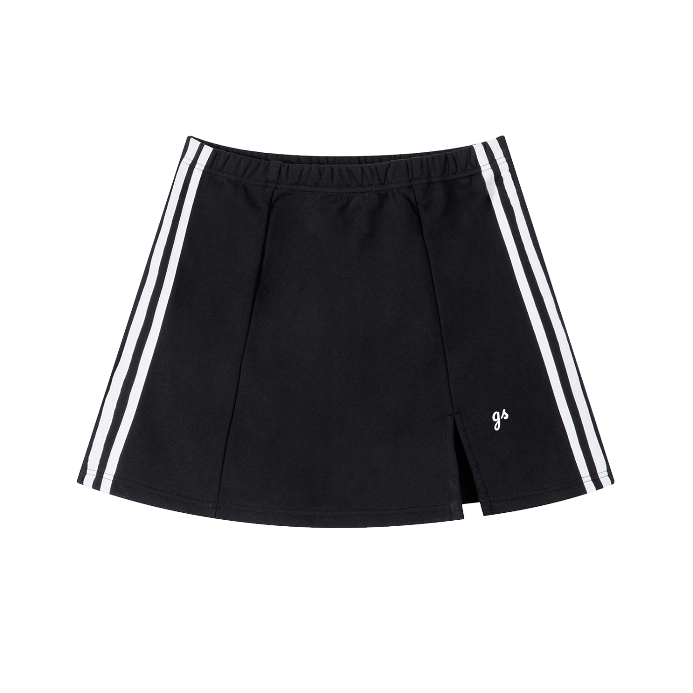 GS Volleyball Contrast Side Stripe Slit Skirt