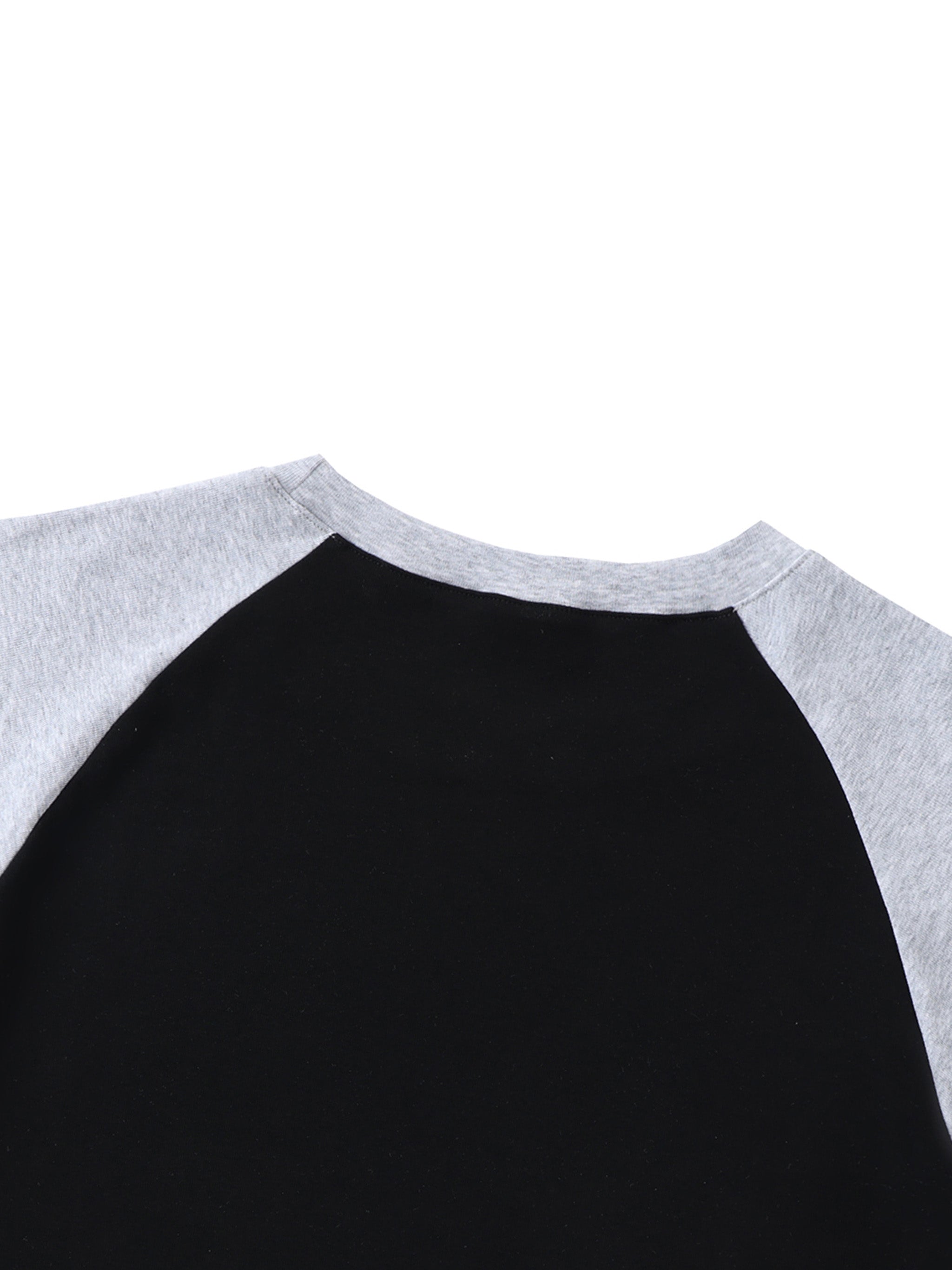 GS Basketball Color-Blocked Raglan Sleeve Crop Top
