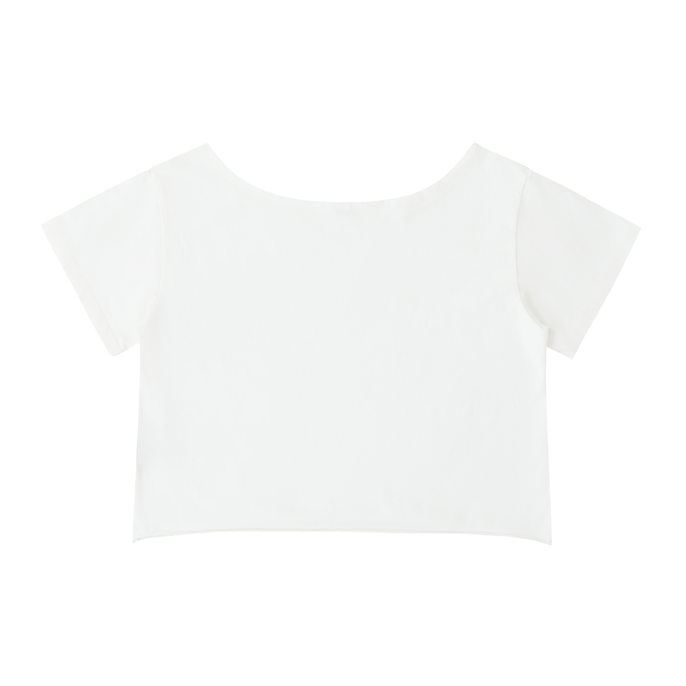 GS Golf Off-Shoulder Rolled Hem Cotton T-Shirt