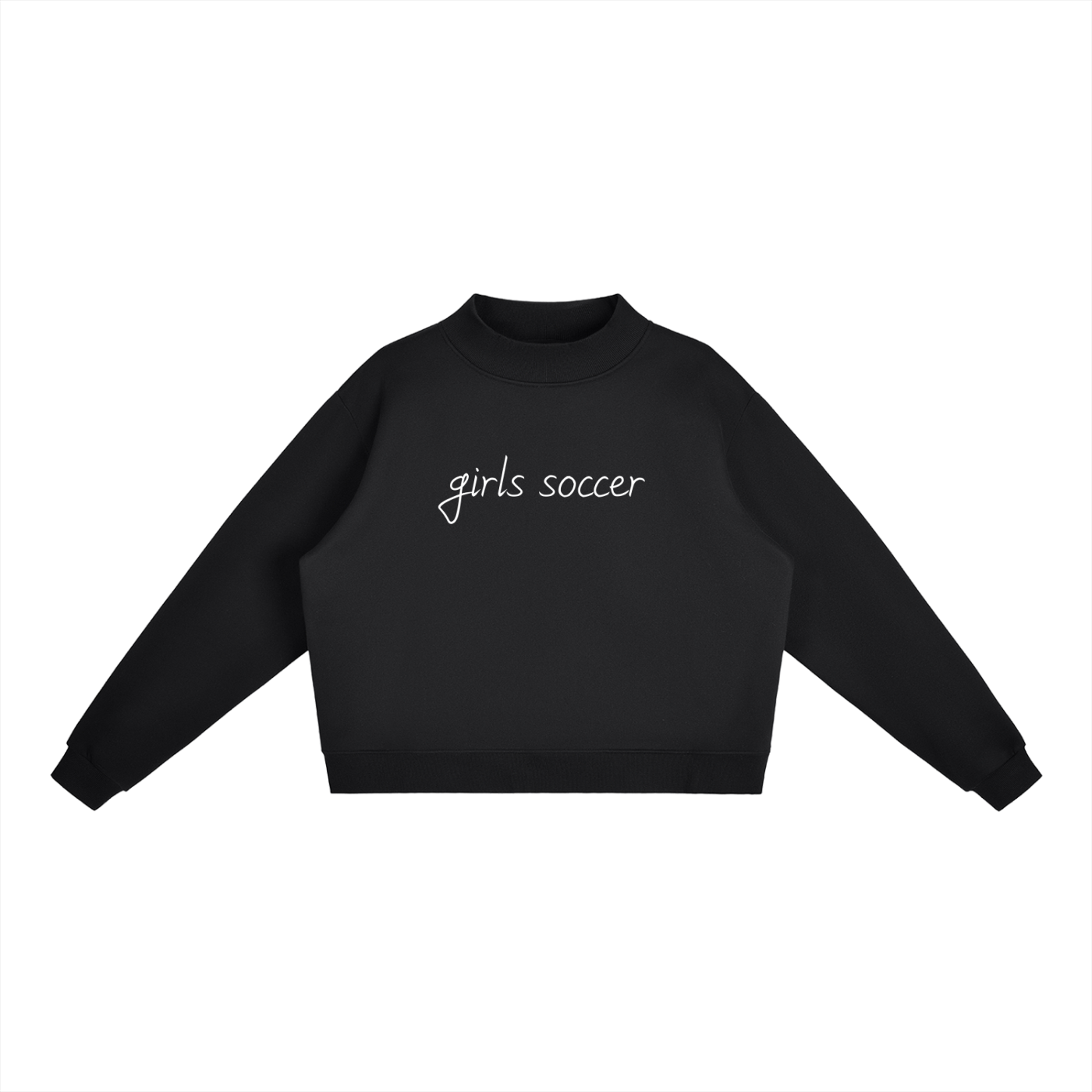 GS Soccer Essential Fleece Mock-Neck Crew Sweatshirt