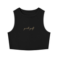 GS Golf Women's Tight Crewneck Crop Tank Top
