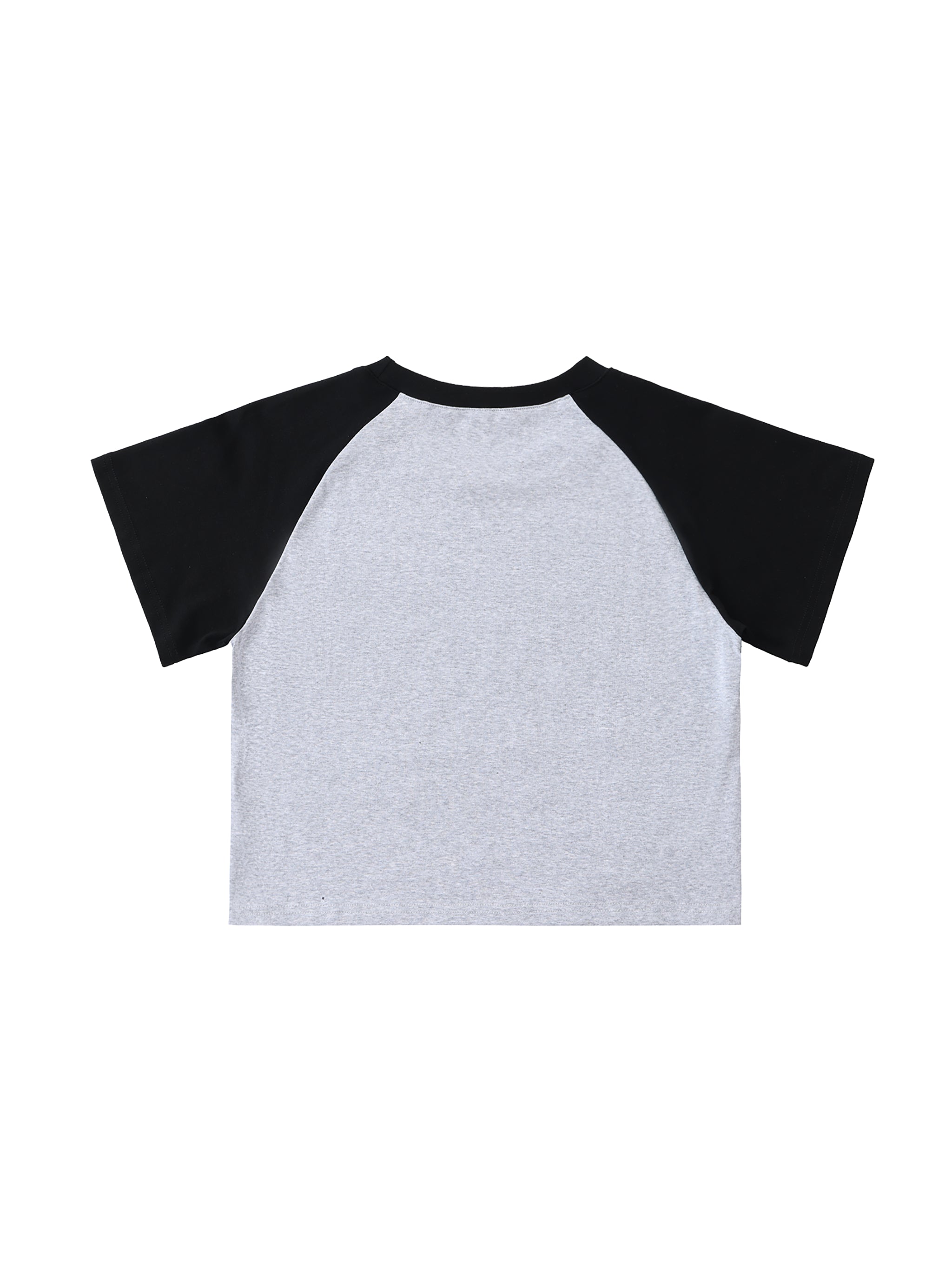 GS Basketball Color-Blocked Raglan Sleeve Crop Top