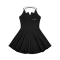 GS Golf Women's Collared Halter A-Line Tennis Dress