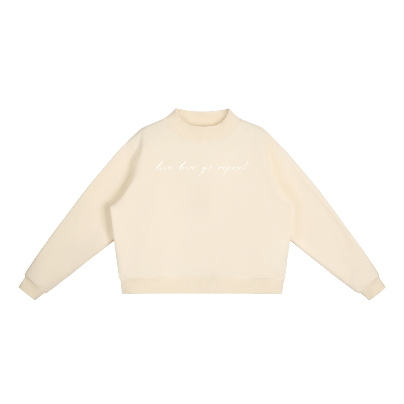 GS Active Essential Fleece Mock-Neck Crew Sweatshirt