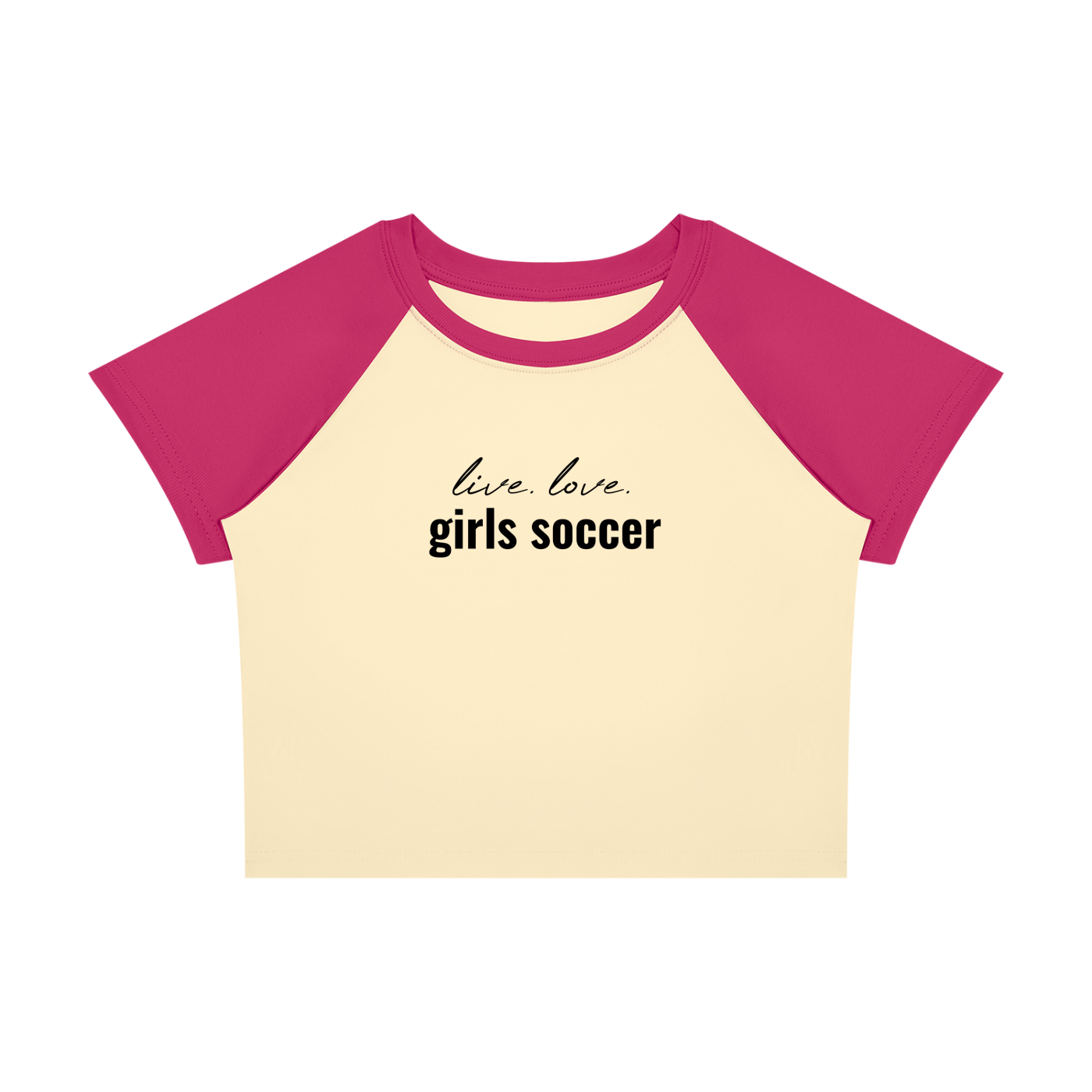 Women’s Raglan Color Block Baby T-Shirt