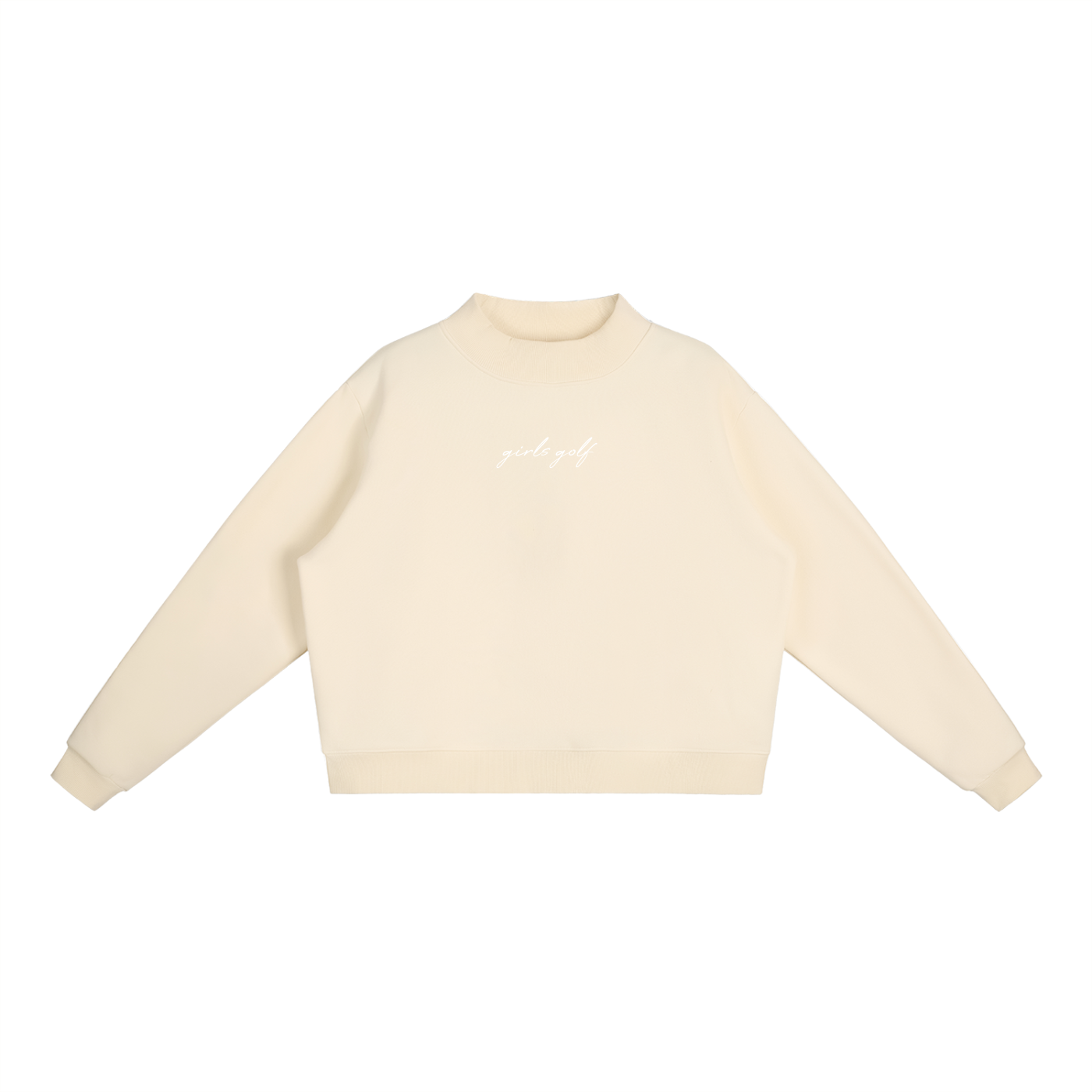 GS Golf Essential Fleece Mock-Neck Crew Sweatshirt