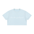 GS Soccer Women's Mineral Wash Cotton Crop T-Shirt