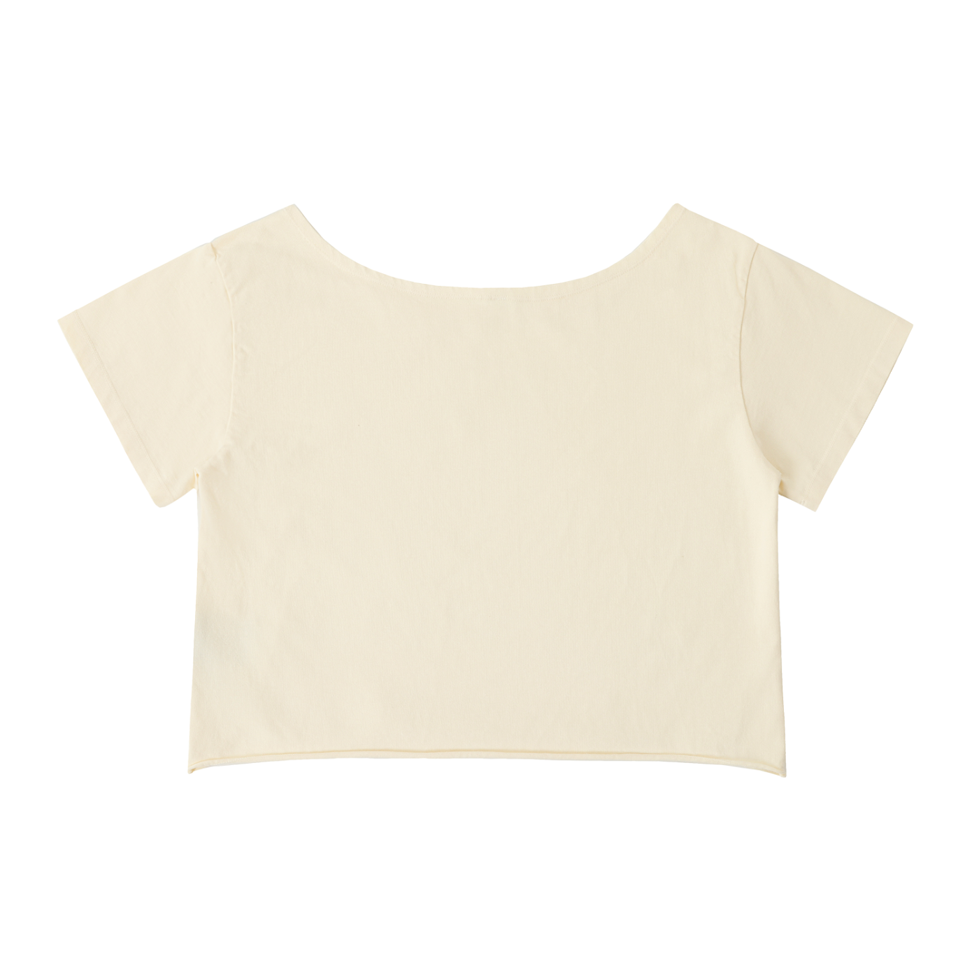 GS Active Live Love Off-Shoulder Rolled Hem Cotton T-Shirt