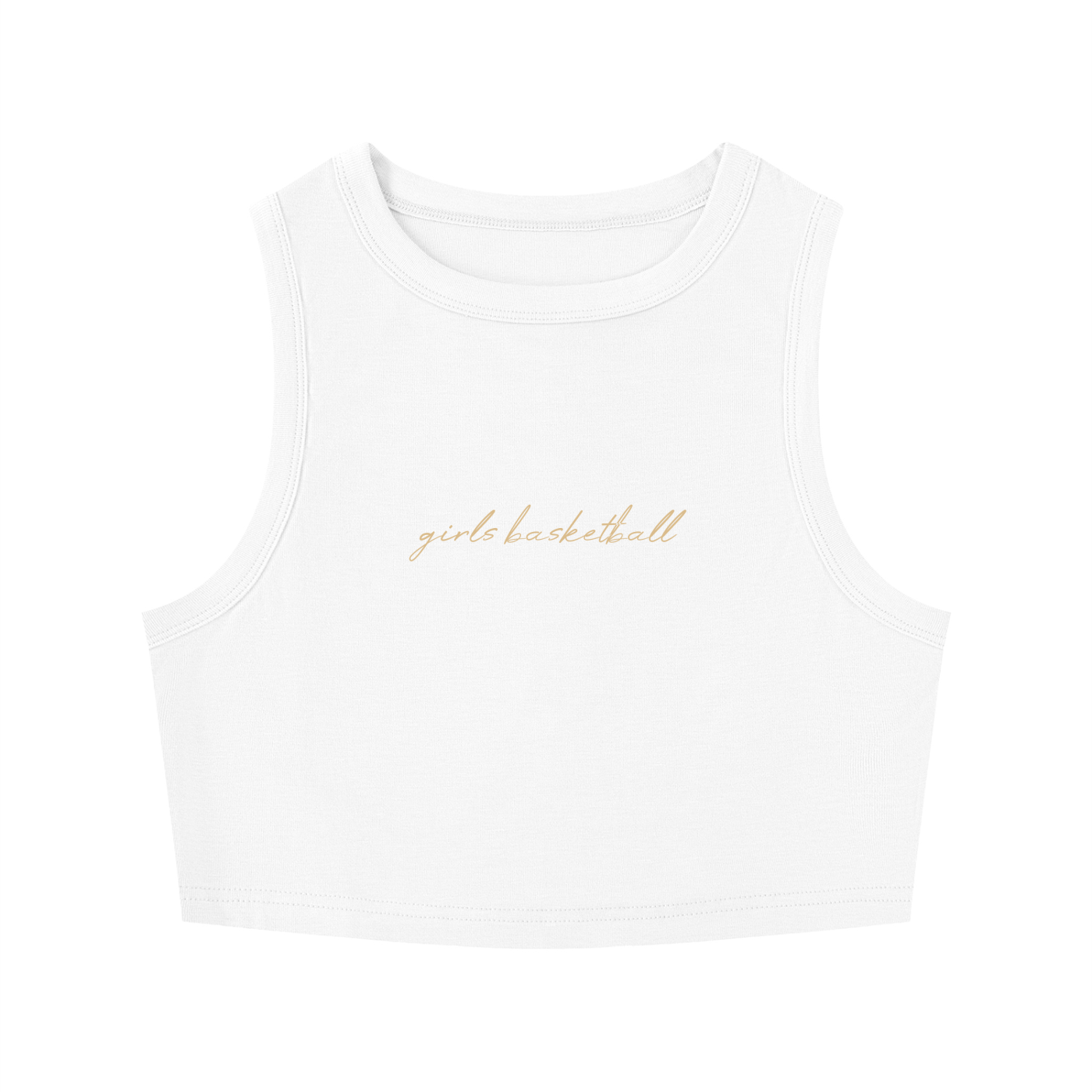 GS Basketball Women's Tight Crewneck Crop Tank Top