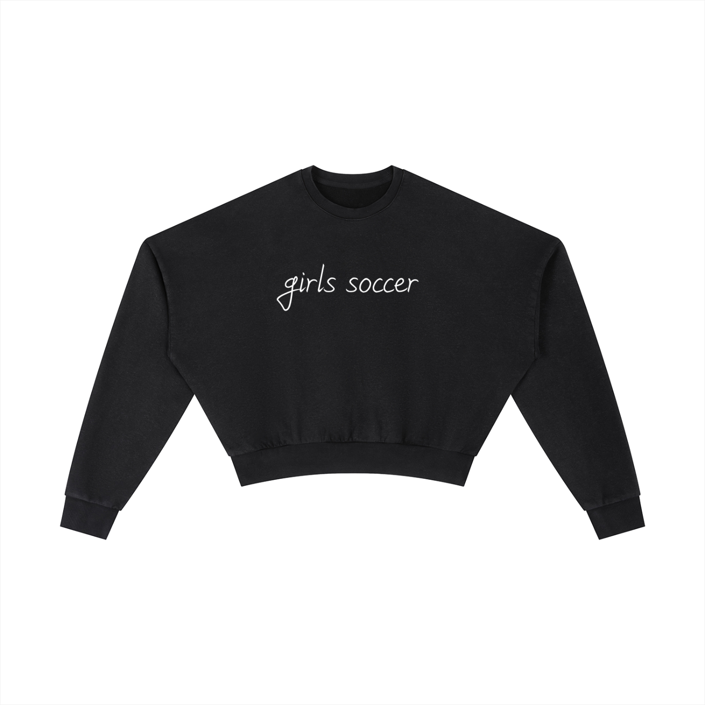 GS Soccer Vintage Washed Cropped Sweatshirt