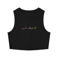 GS Volleyball Women's Tight Crewneck Crop Tank Top