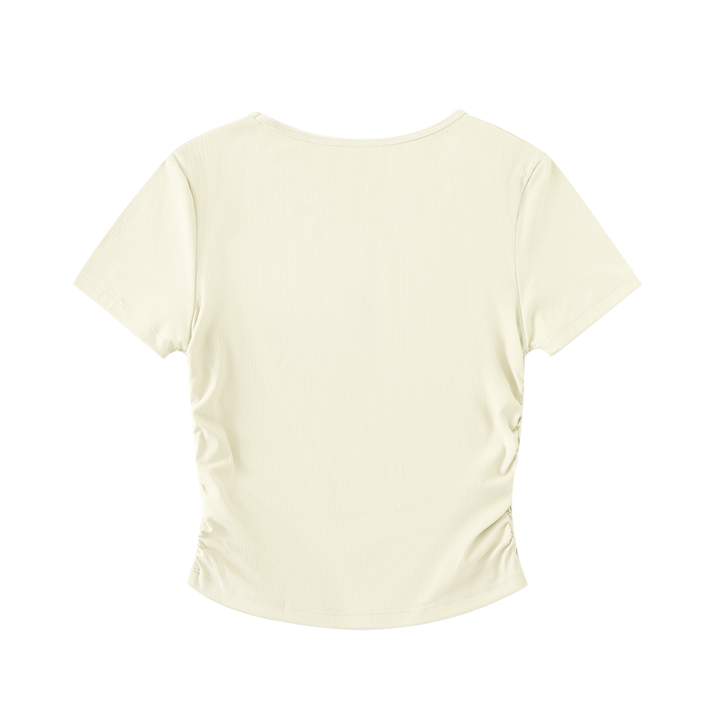 GS Volleyball Ruched Bodycon Crop Top