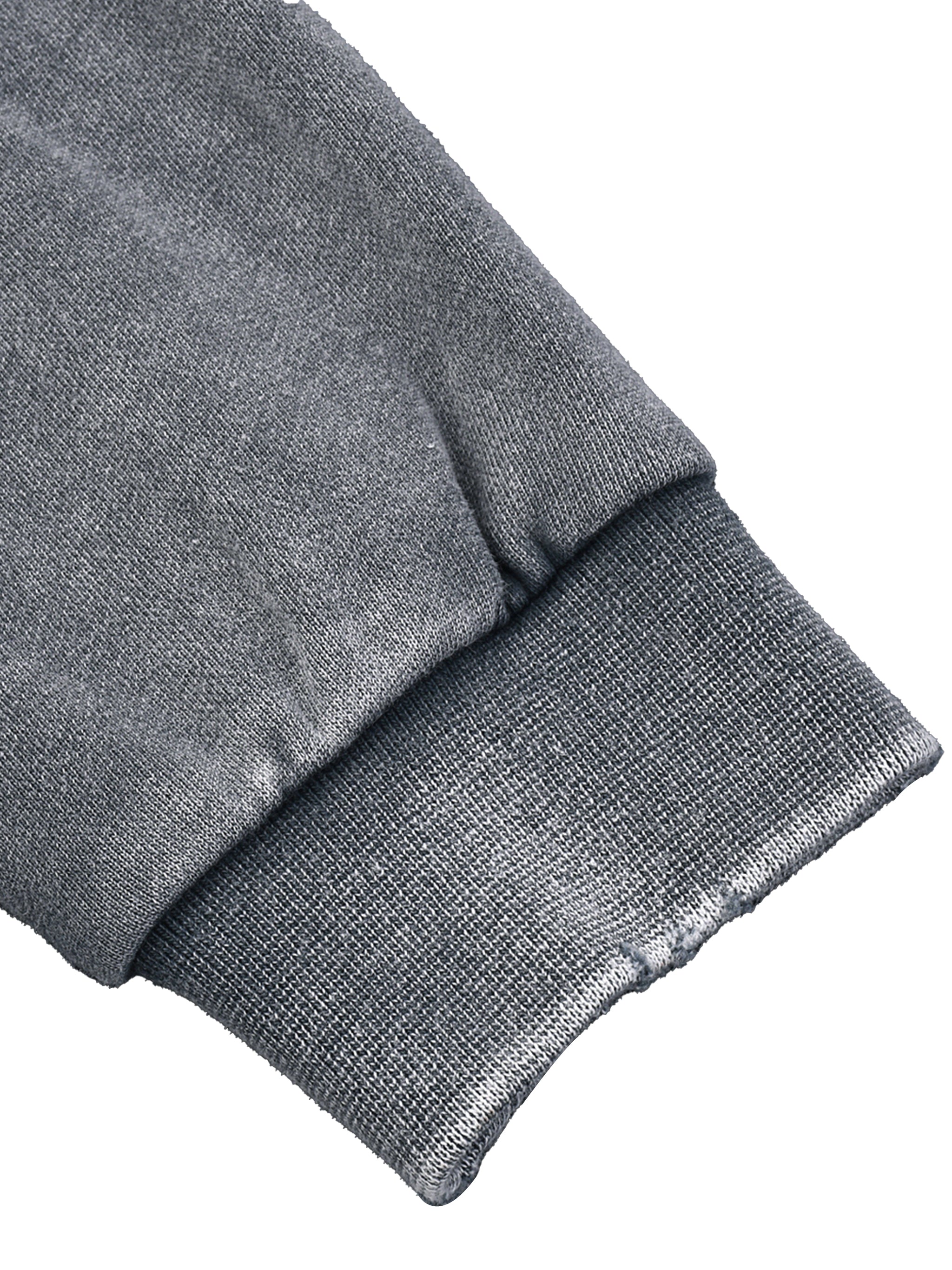 GS Volleyball Snow Washed Raw Edge Cropped Sweatshirt