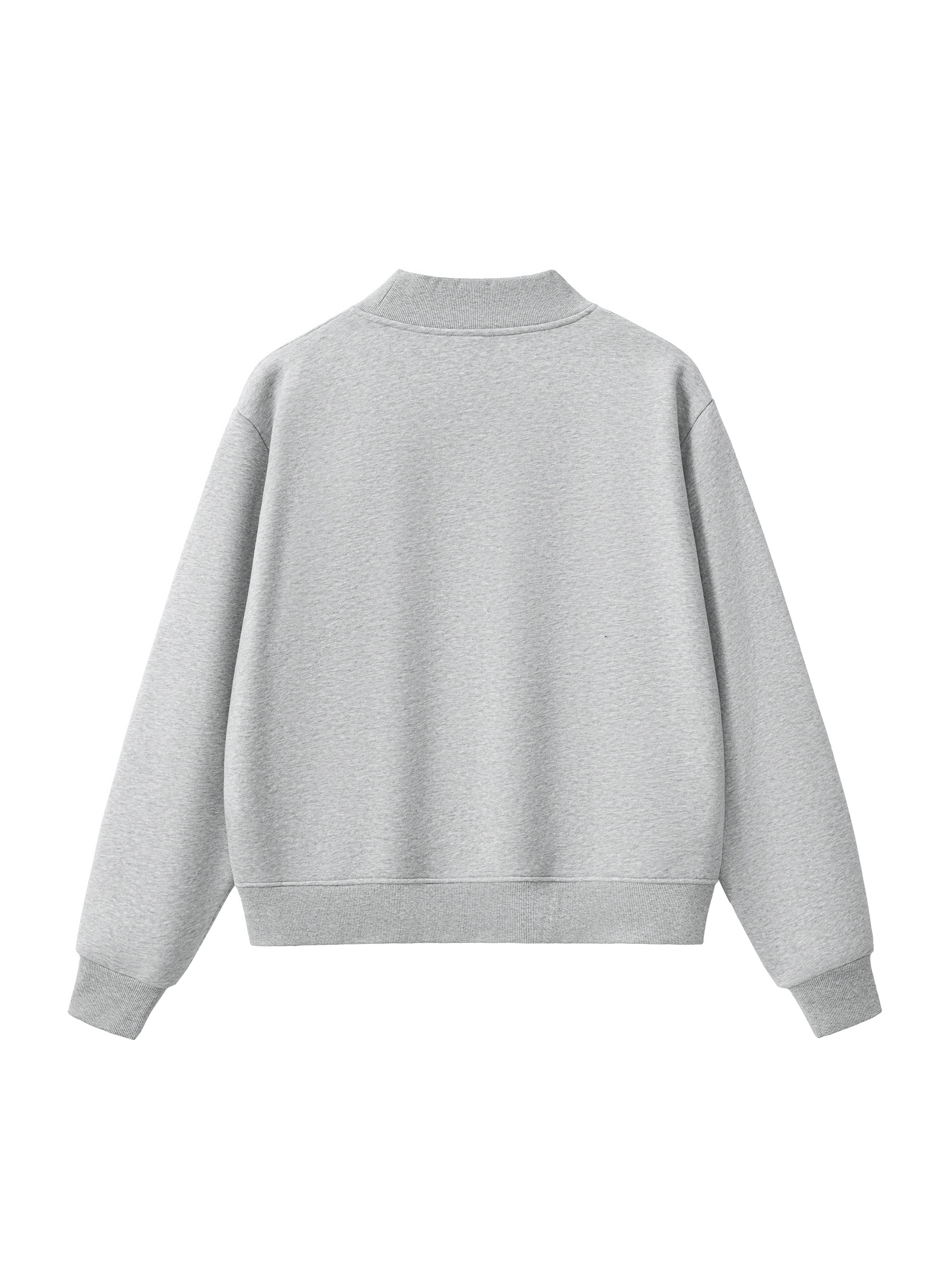 GS Active Essential Fleece Mock-Neck Crew Sweatshirt