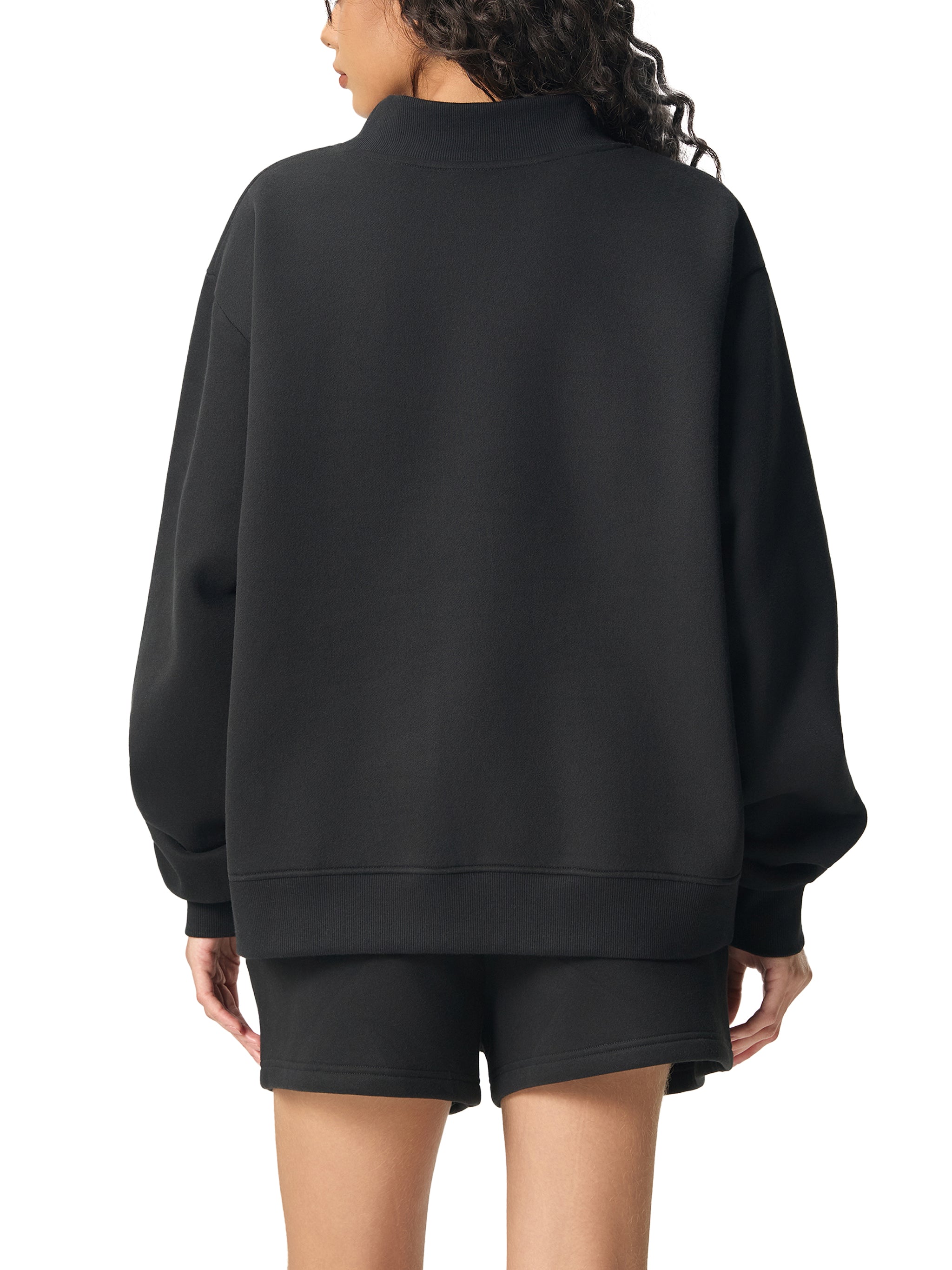 GS Soccer Essential Fleece Mock-Neck Crew Sweatshirt