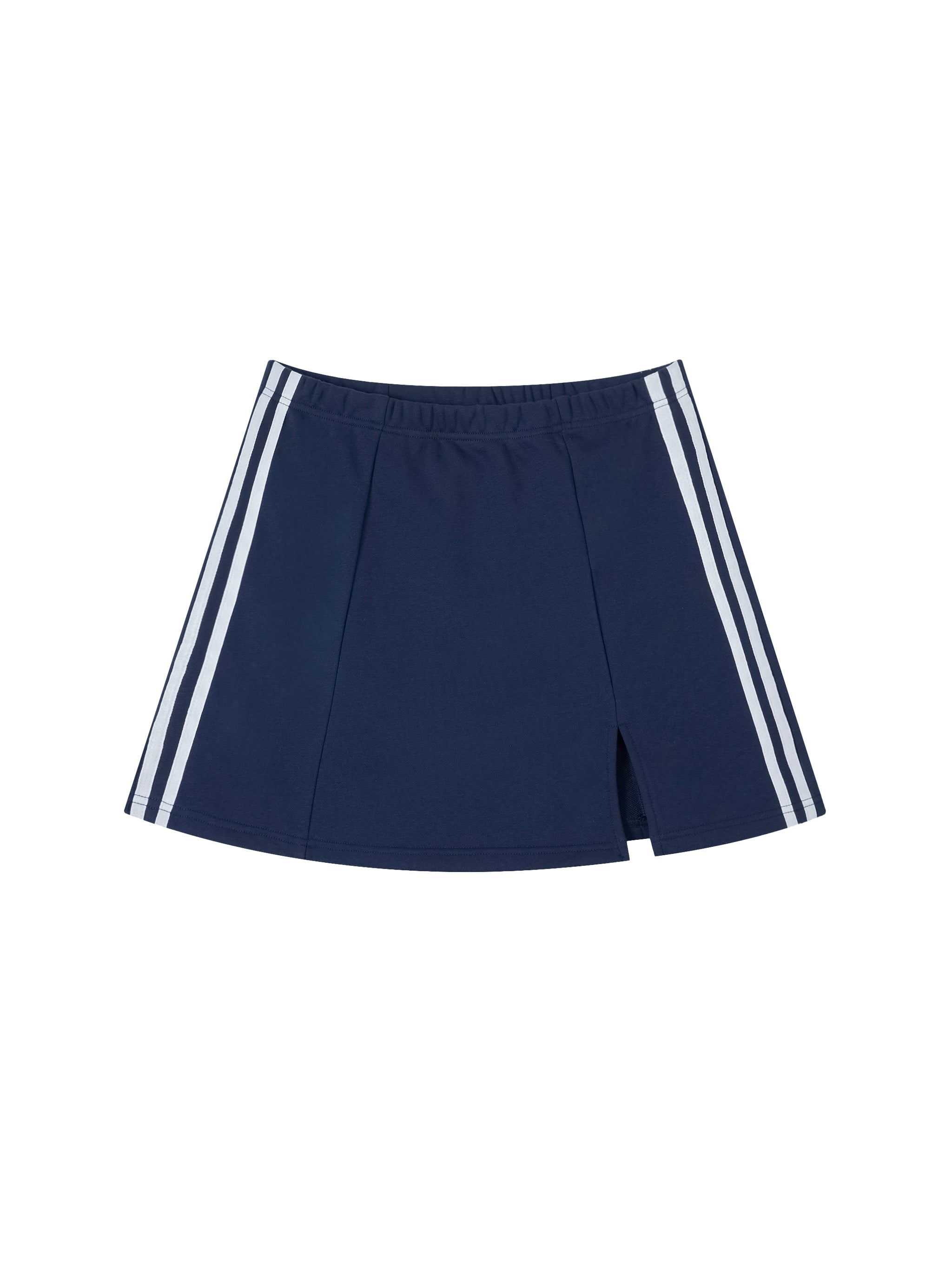 GS Volleyball Contrast Side Stripe Slit Skirt