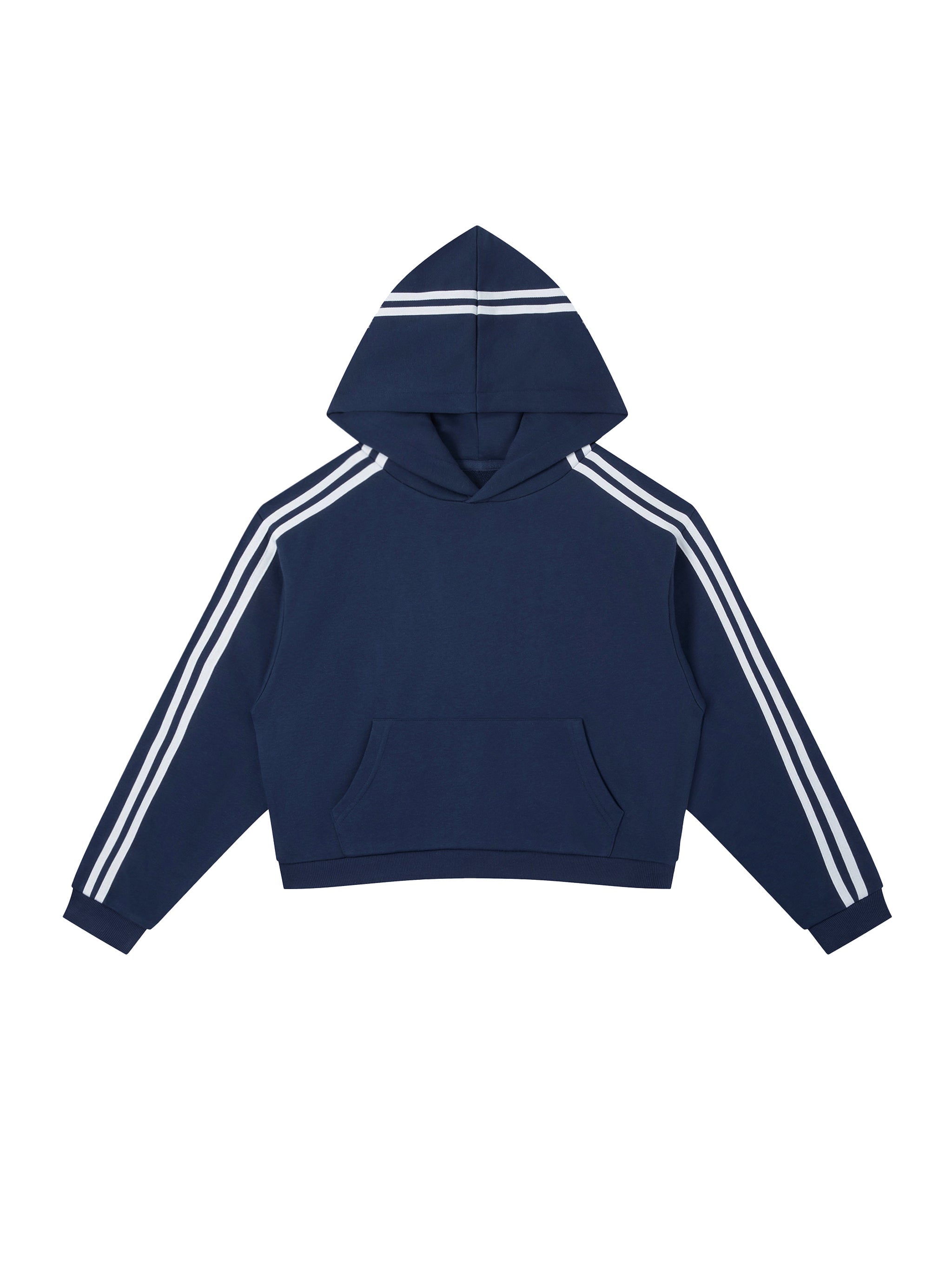 GS Volleyball Contrast Side Stripe Cropped Hoodie