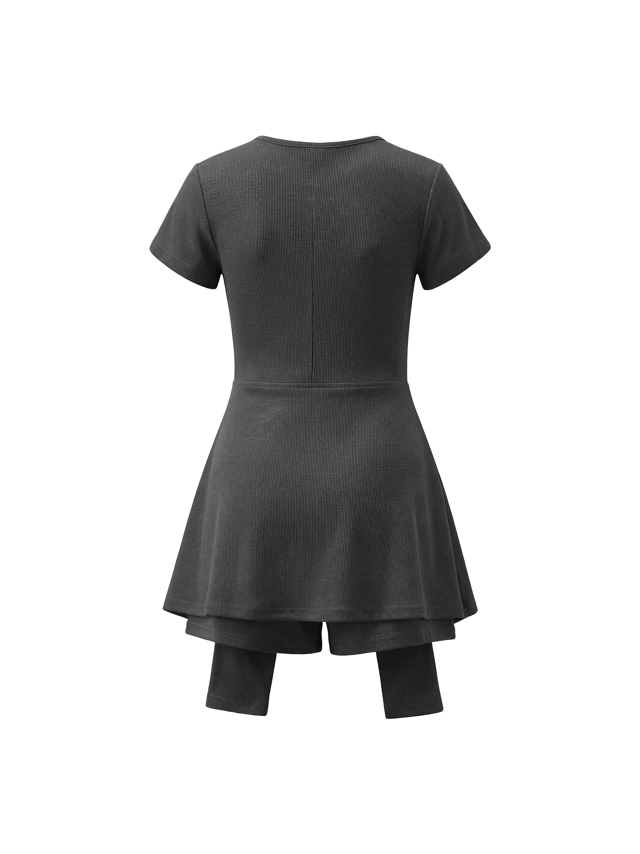 GS Active Women's Dual-Function Cape Tie-Waist Romper